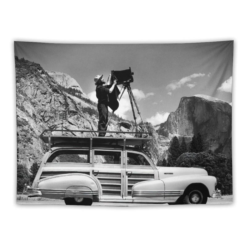 Photography Black And White - Tapeçaria Vintage de Fotografia Yosemite, Decoração