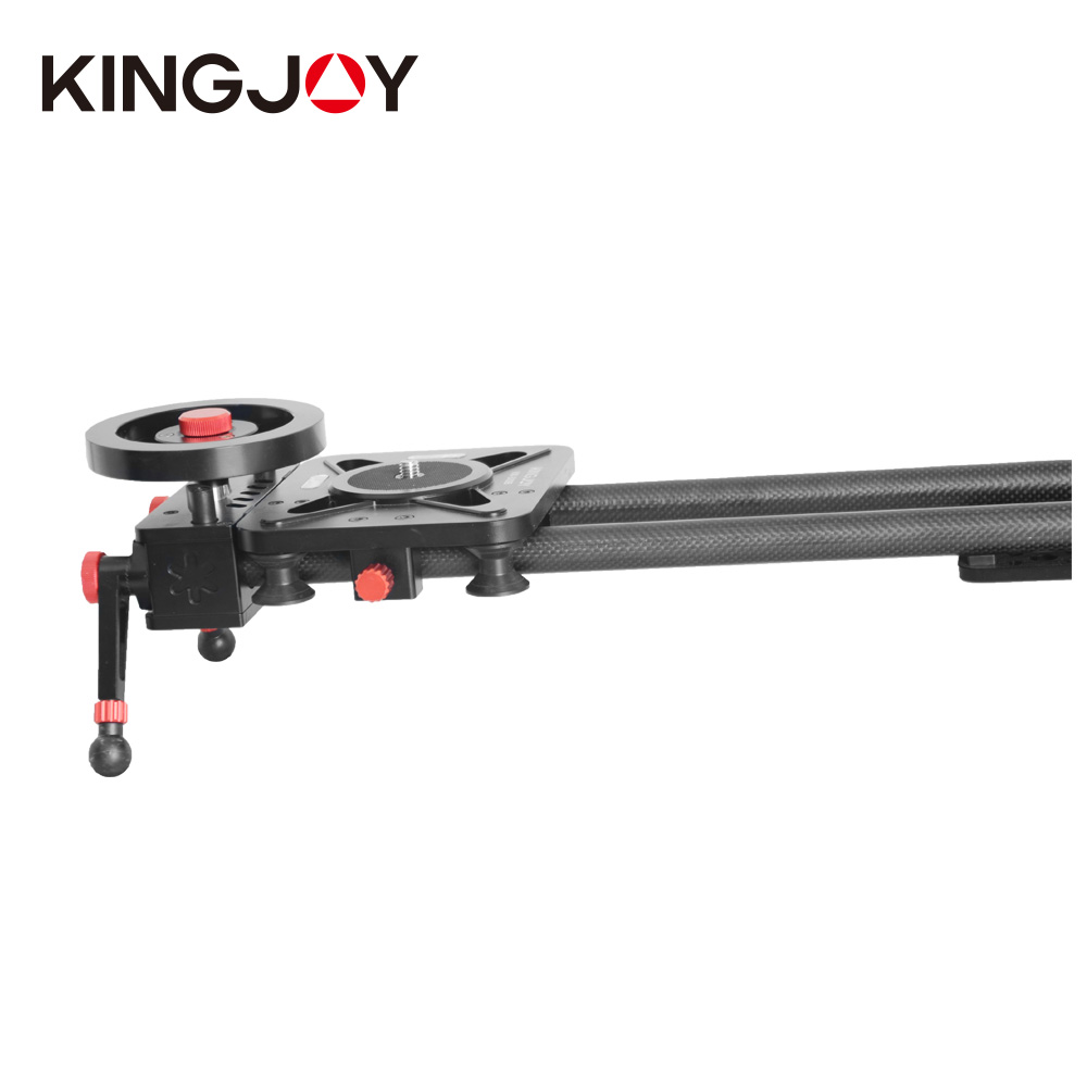 Camera Slider Rail - Kingjoy fibra de carbono dslr câmera