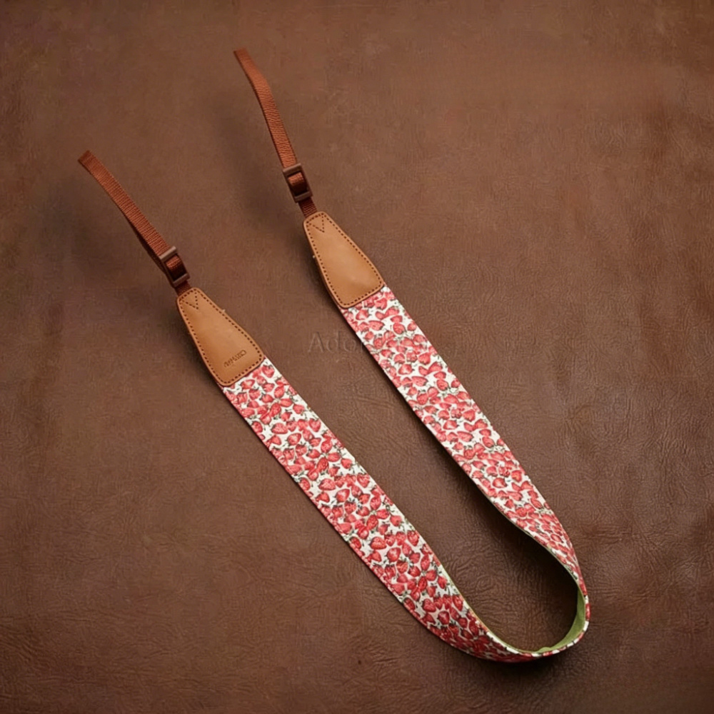 Camera Strap Leather - Alça de Câmera em Couro Genuíno