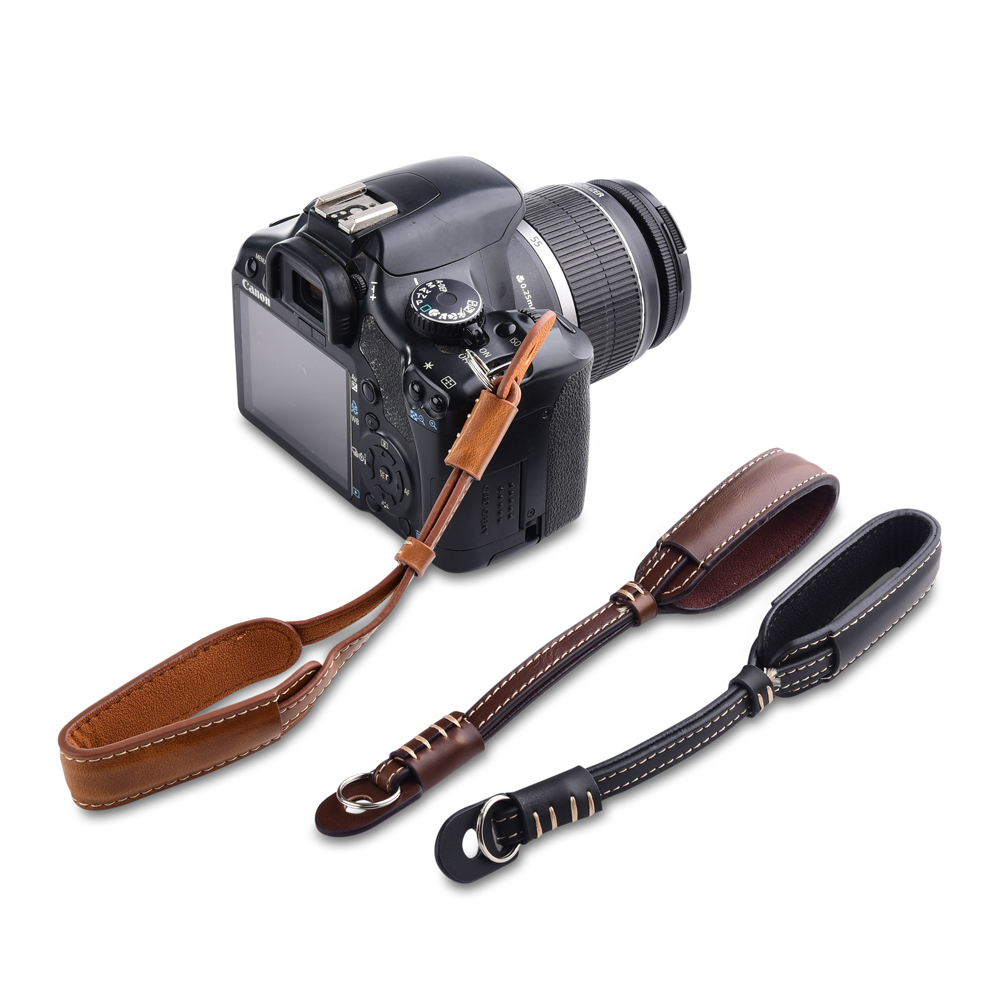 Camera Strap Leather - Câmera de couro aperto de mão