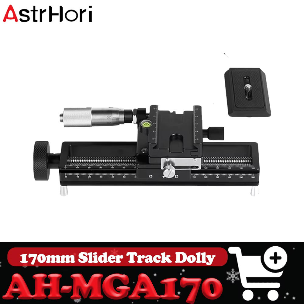 Camera Slider Rail - AstrHori AH-MGA170 Trilho Deslizante de Foco