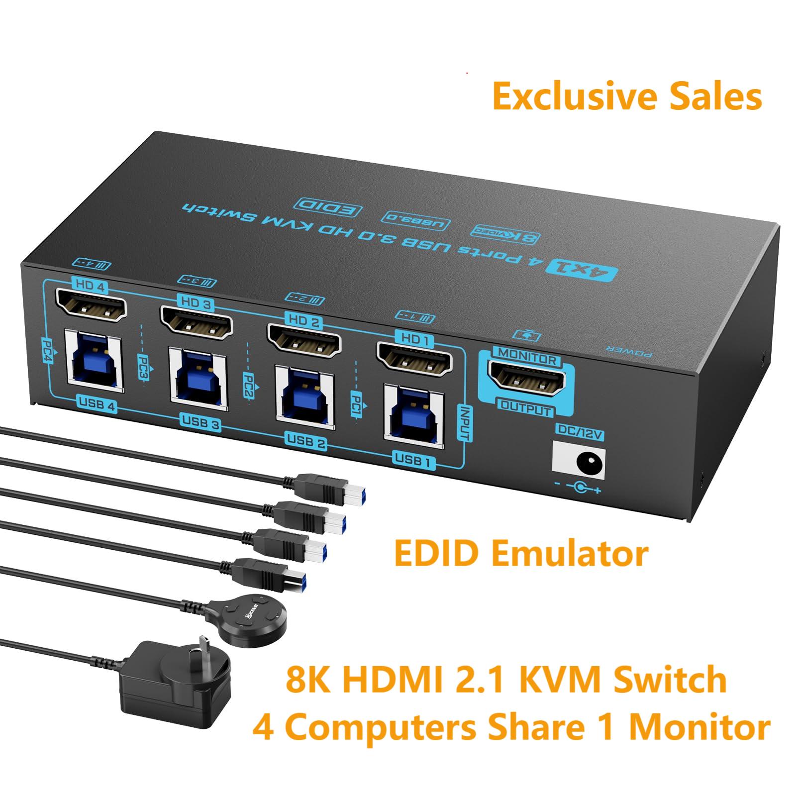 Photography With Mobile - 8k hdmi 2.1 kvm switch 4