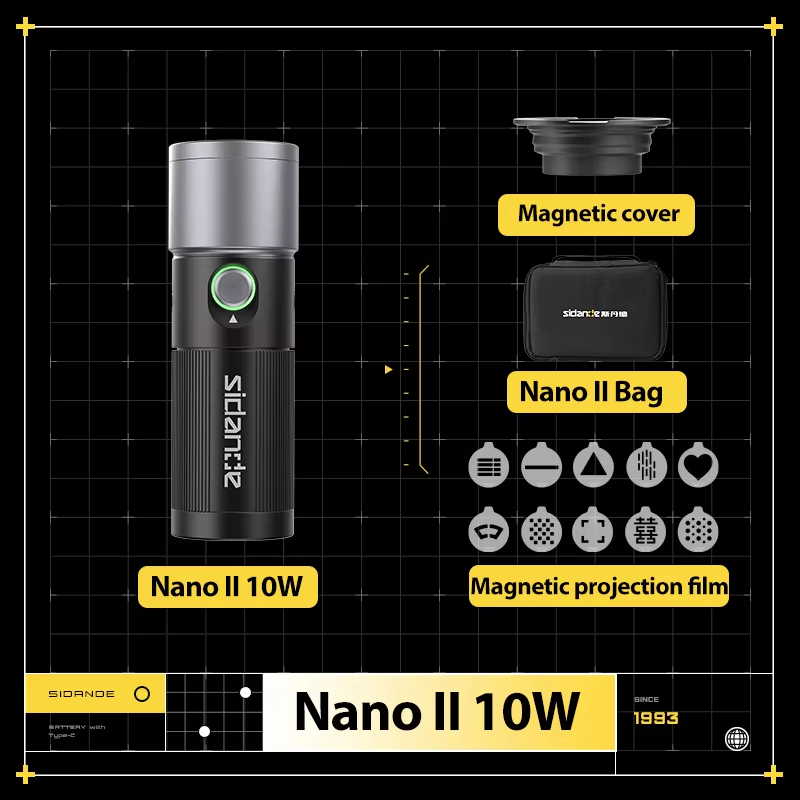Photography And Videography - SIDANDE-Zoomable Fotografia Fill Light, Lanterna Vídeo,