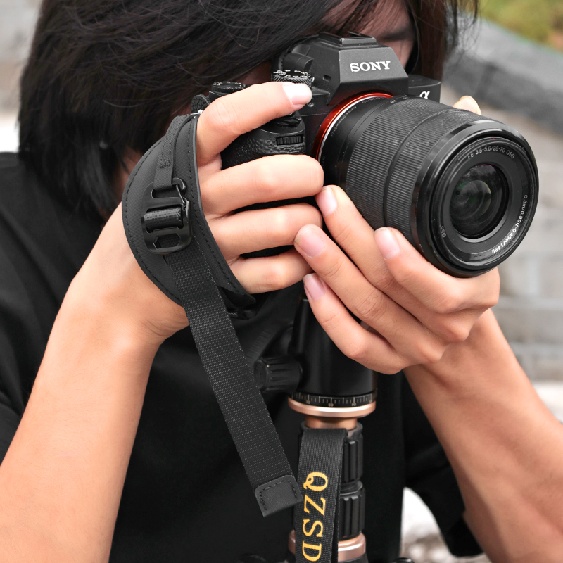 Alça de pulso para câmera de c - Camera Strap Leather avaliação e preço