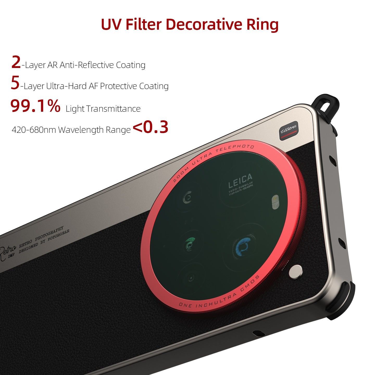 Capa de telefone Fotorgear Ret - Photography Xiaomi 15 Ultra avaliação e preço