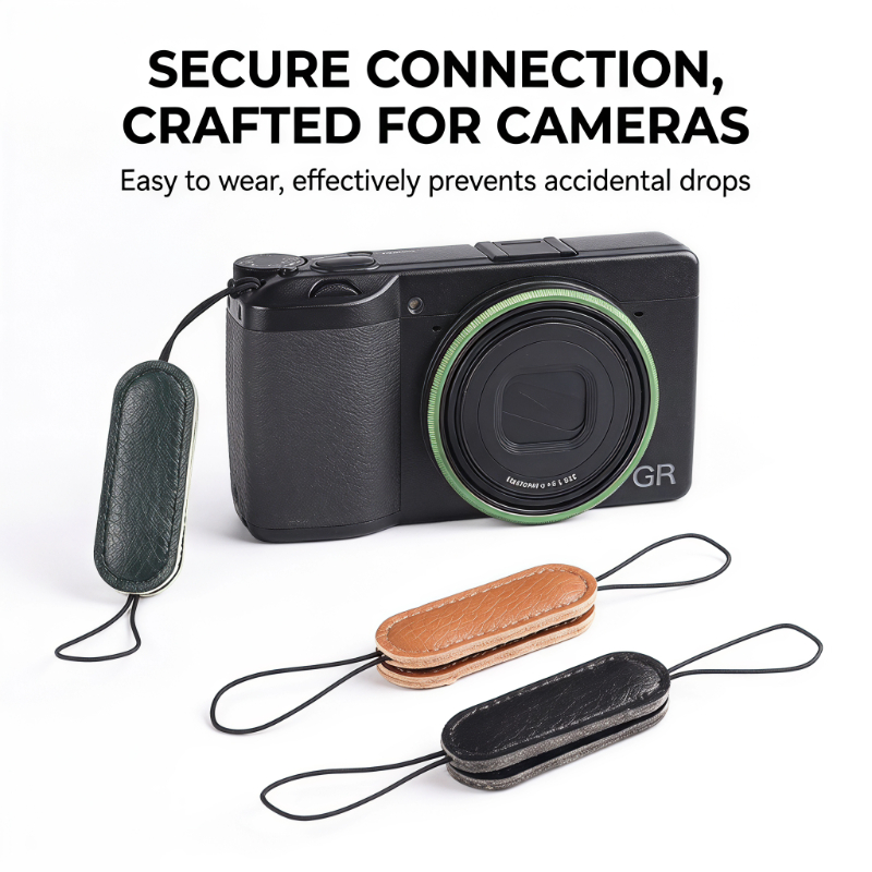 Alça de Dedo em Couro Genuíno  - Camera Strap Leather avaliação e preço
