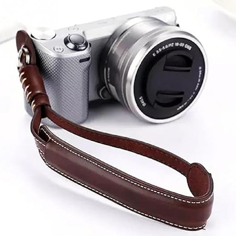 Alça de pulso para câmera de l - Camera Strap Leather avaliação e preço