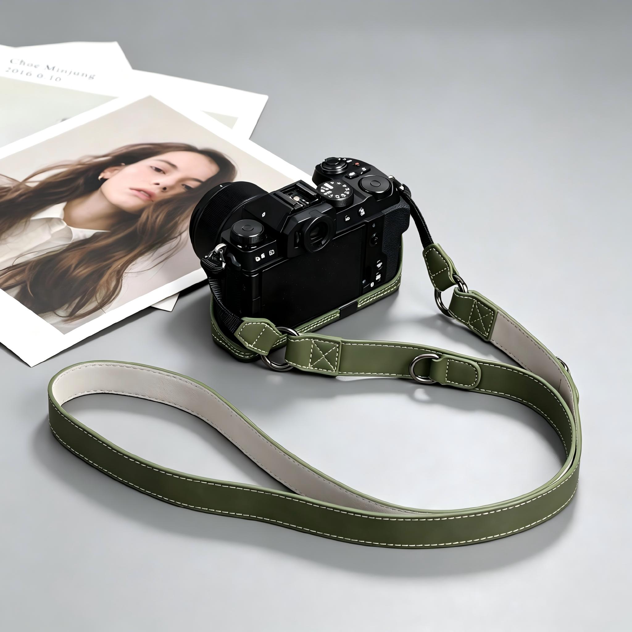 Alça de Câmera Retrô em Couro  - Camera Strap Leather avaliação e preço
