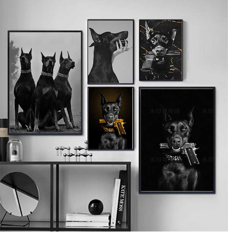 Pintura em Tela de Luxo com Cã - Photography Trend avaliação e preço
