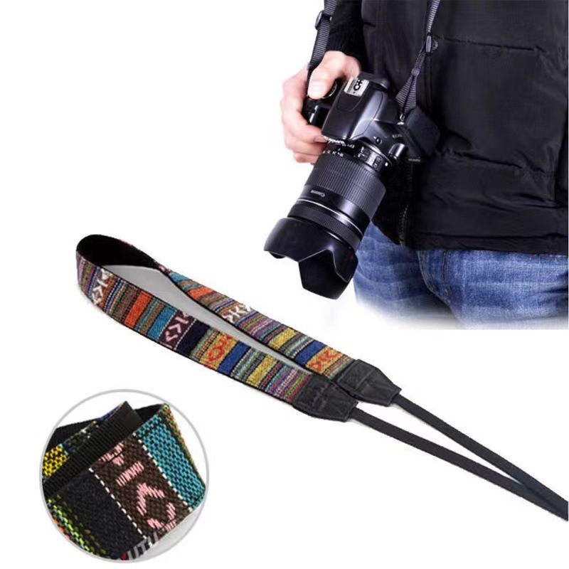 Cinta Ajustável para Câmera em - Camera Strap Leather avaliação e preço