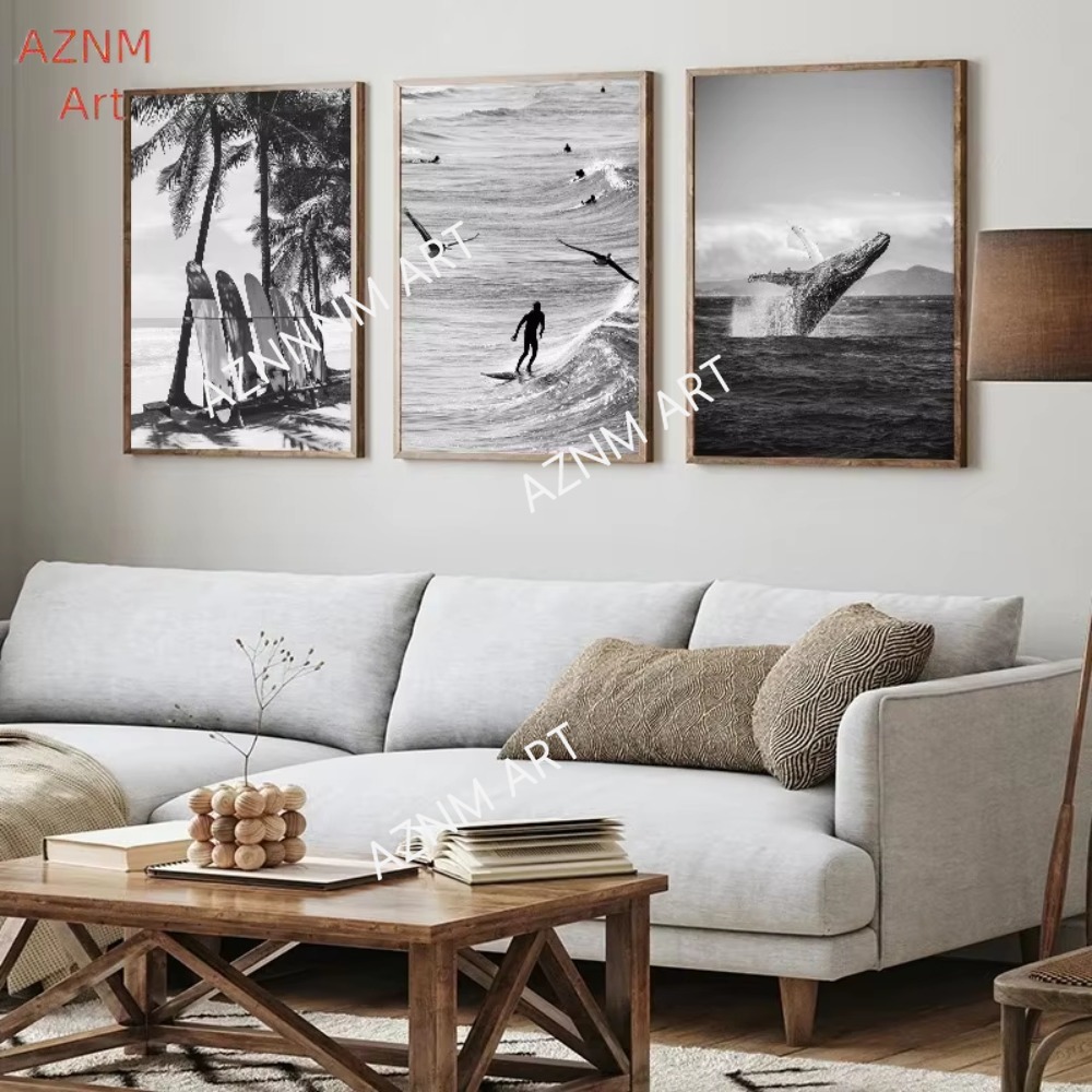 1pc, fino surf preto e branco  - Photography Black And White avaliação e preço