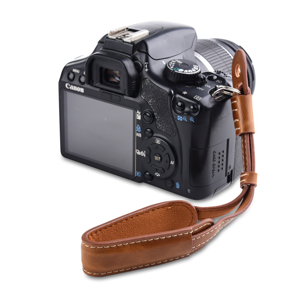 Câmera de couro aperto de mão  - Camera Strap Leather avaliação e preço