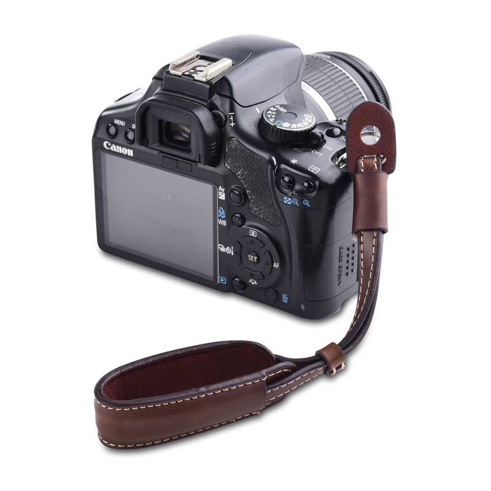Câmera de couro aperto de mão  - Camera Strap Leather avaliação e preço