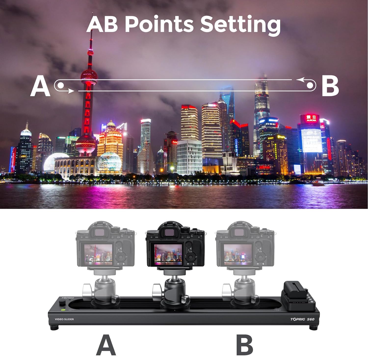 Accsoon toprig s40 motorizado  - Camera Slider Rail avaliação e preço
