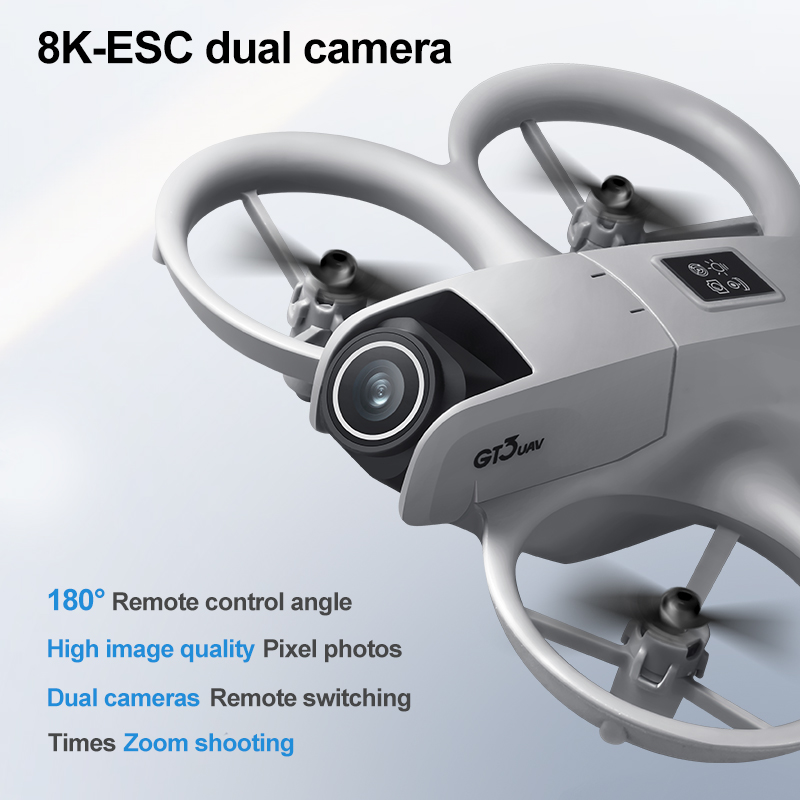 Novo GT3 com tela Mini Drone 8 - Photography Camera avaliação e preço
