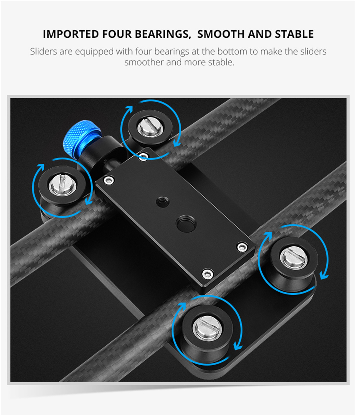 Yelangu 40cm slider de pista d - Camera Slider Rail avaliação e preço