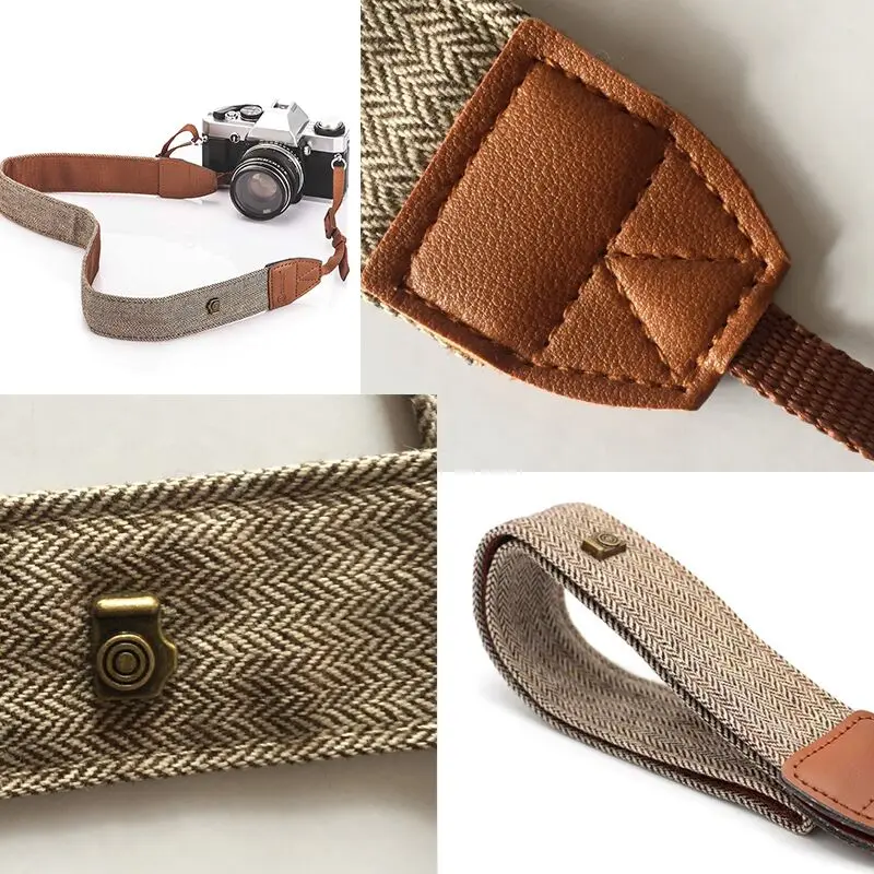 Alça de Câmera Portátil Ajustá - Camera Strap Leather avaliação e preço